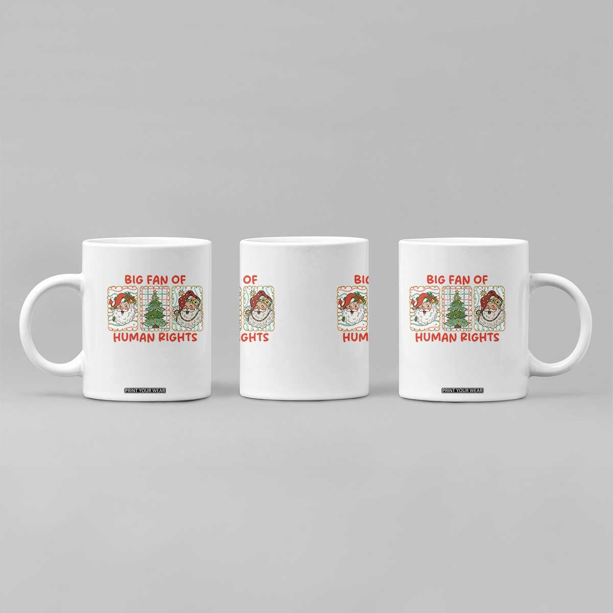 Big Fan Of Human Rights And Equality Coffee Mug Xmas Activism Gift TS12 Print Your Wear