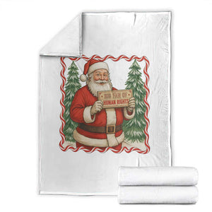 Christmas Gift For Big Fans Of Human Rights And Activism Throw Blanket TS12 Black Print Your Wear