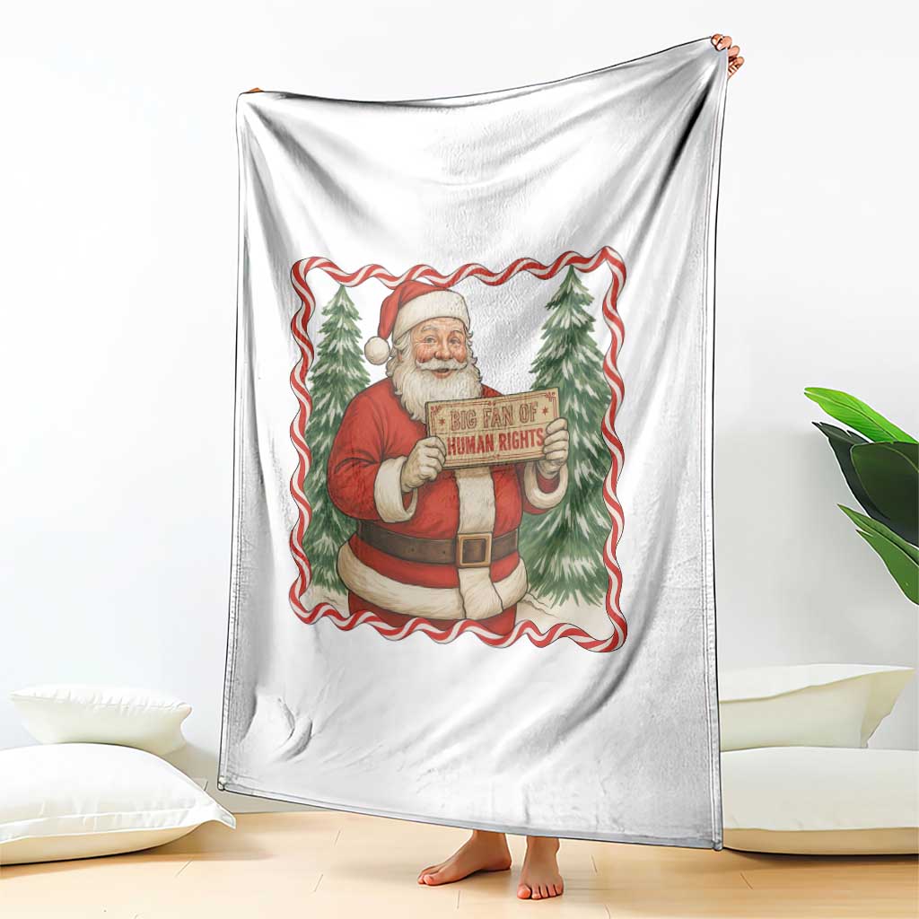 Christmas Gift For Big Fans Of Human Rights And Activism Throw Blanket TS12 Print Your Wear