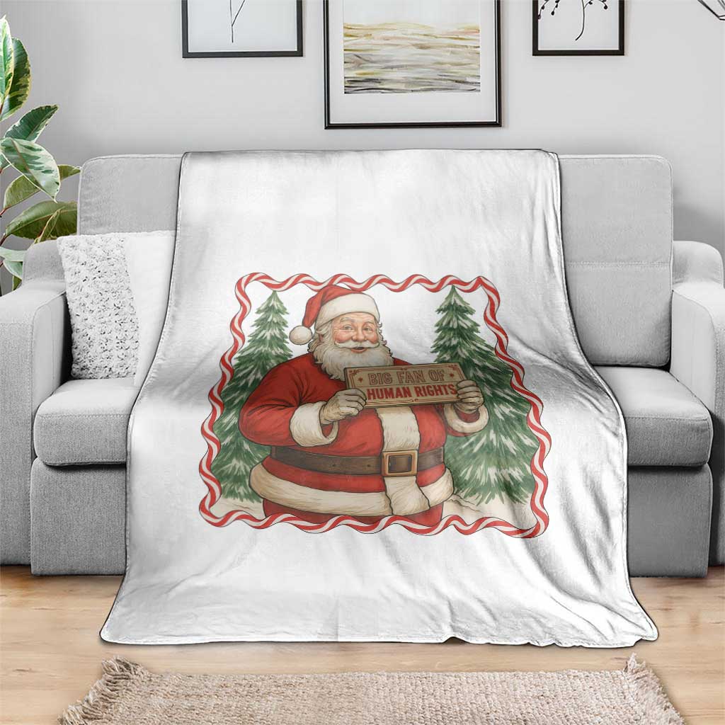 Christmas Gift For Big Fans Of Human Rights And Activism Throw Blanket TS12 Print Your Wear