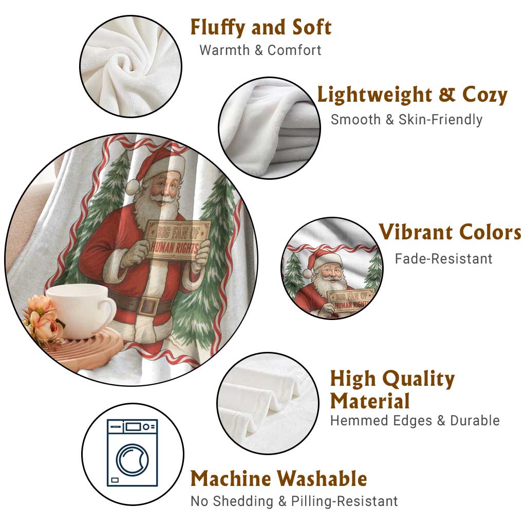 Christmas Gift For Big Fans Of Human Rights And Activism Throw Blanket TS12 Print Your Wear