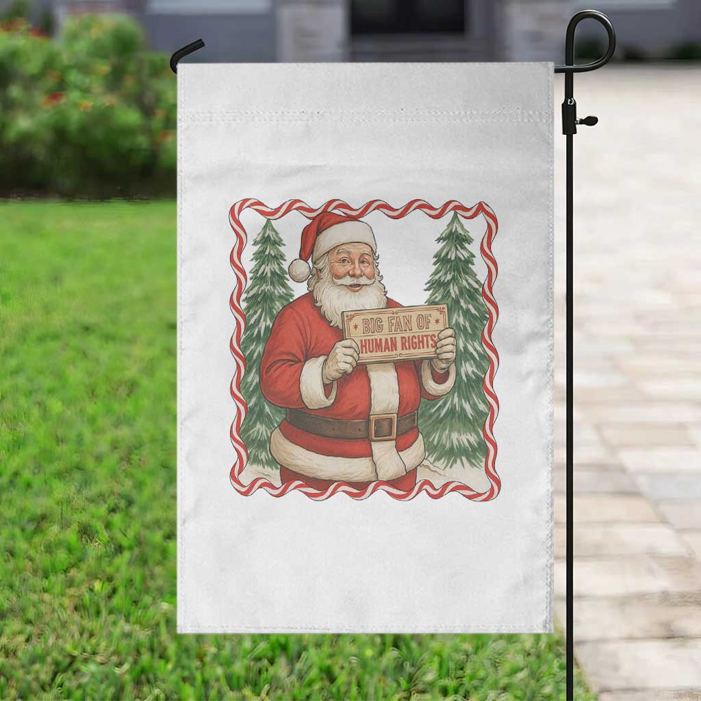 Christmas Gift For Big Fans Of Human Rights And Activism Garden Flag TS12 Print Your Wear