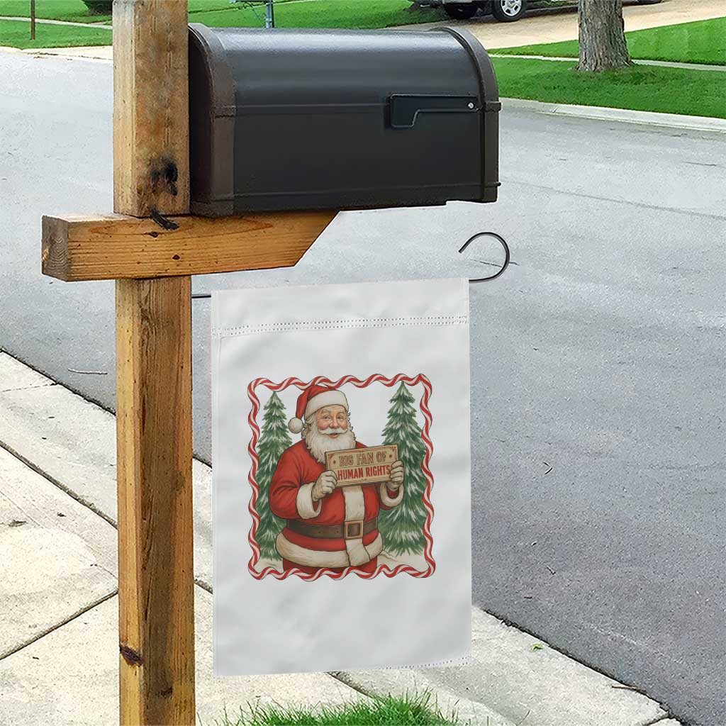 Christmas Gift For Big Fans Of Human Rights And Activism Garden Flag TS12 Print Your Wear