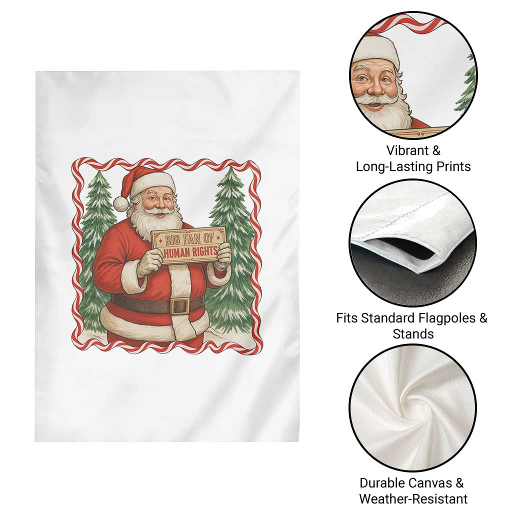 Christmas Gift For Big Fans Of Human Rights And Activism Garden Flag TS12 Print Your Wear