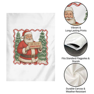 Christmas Gift For Big Fans Of Human Rights And Activism Garden Flag TS12 Print Your Wear