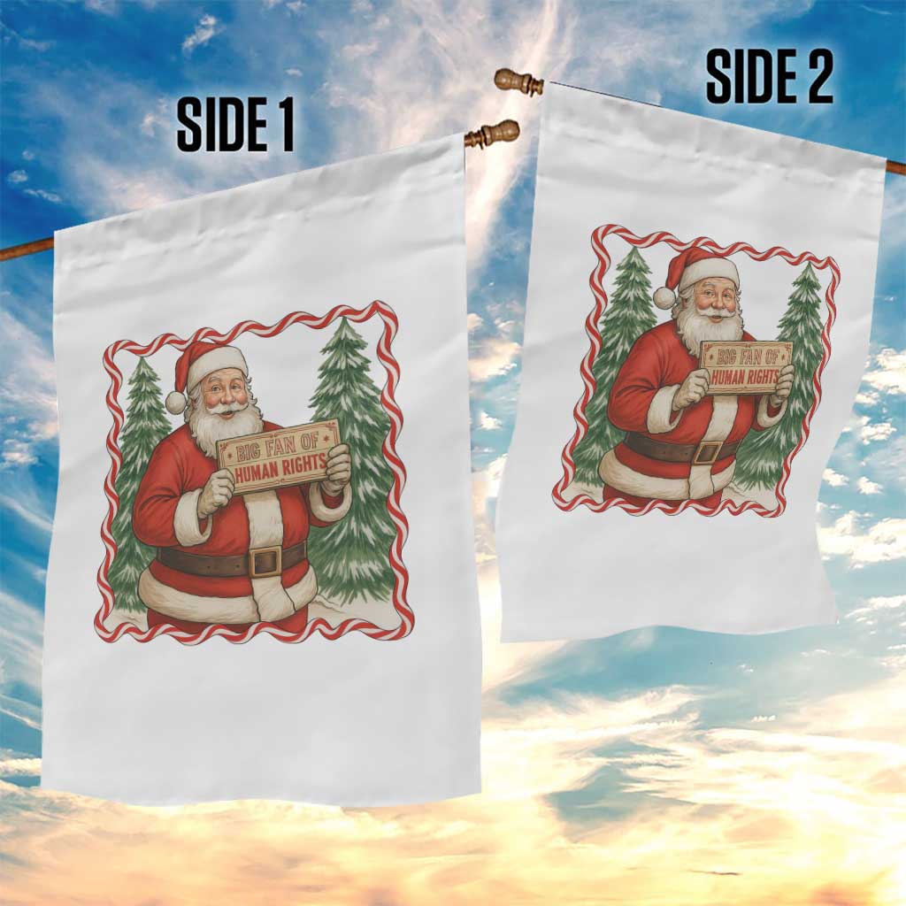 Christmas Gift For Big Fans Of Human Rights And Activism Garden Flag TS12 Print Your Wear