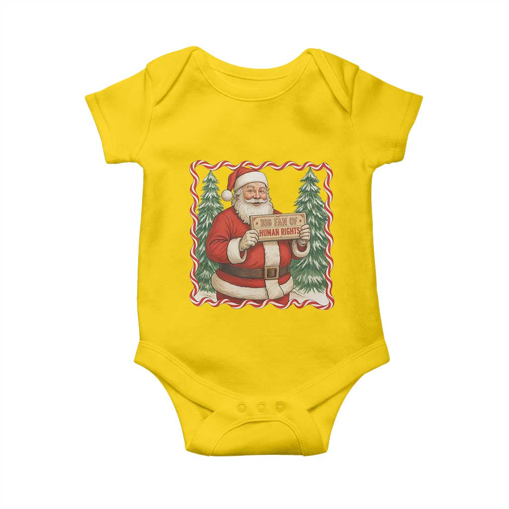 Christmas Gift For Big Fans Of Human Rights And Activism Baby Onesie TS12 Daisy Print Your Wear