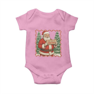 Christmas Gift For Big Fans Of Human Rights And Activism Baby Onesie TS12 Light Pink Print Your Wear