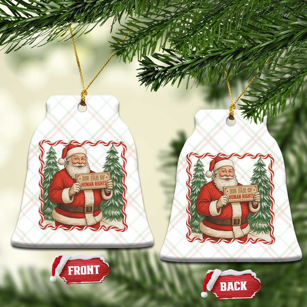Christmas Gift For Big Fans Of Human Rights And Activism Ceramic Ornament TS12 Print Your Wear