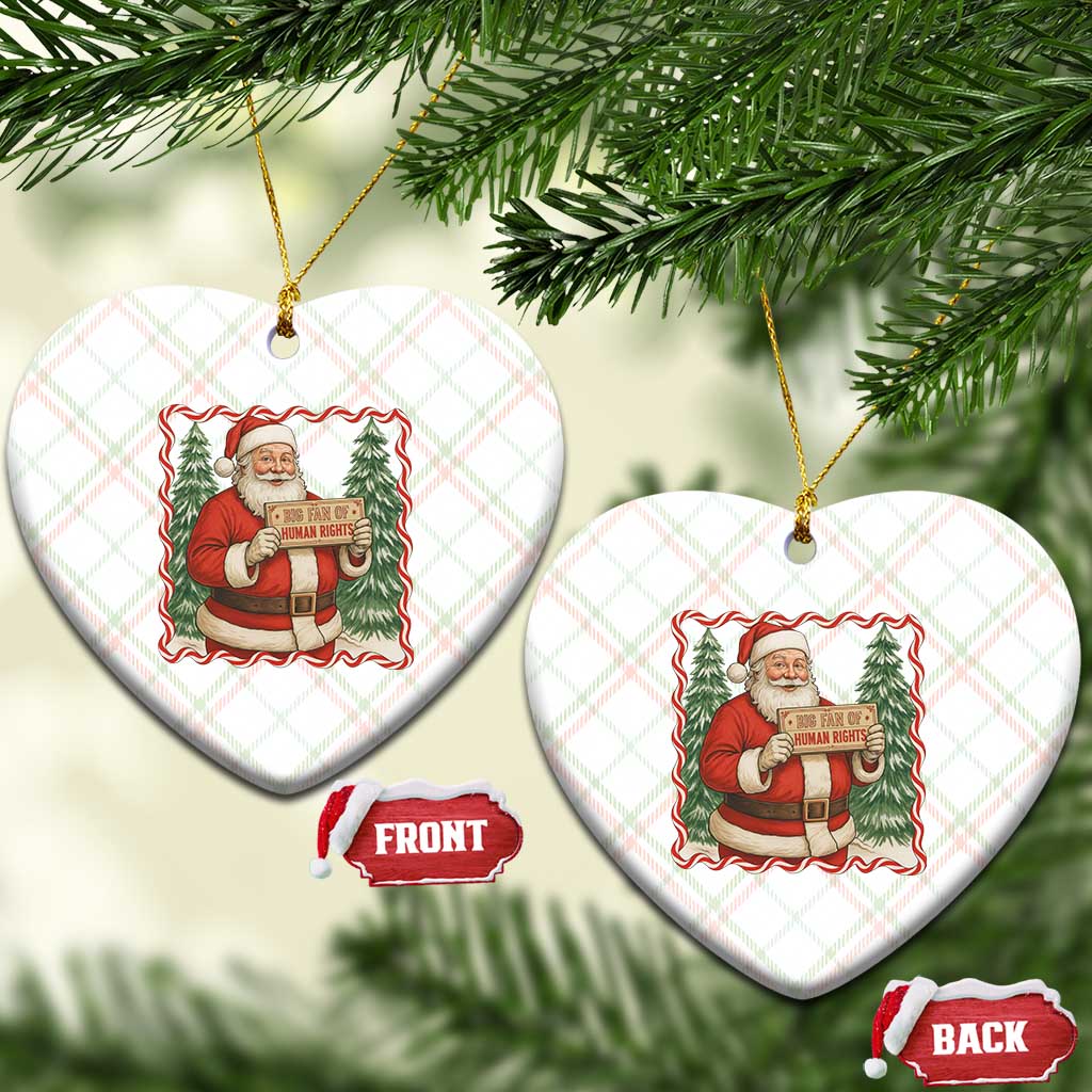 Christmas Gift For Big Fans Of Human Rights And Activism Ceramic Ornament TS12 Print Your Wear
