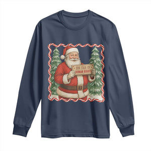 Christmas Gift For Big Fans Of Human Rights And Activism Long Sleeve Shirt TS12 Navy Print Your Wear