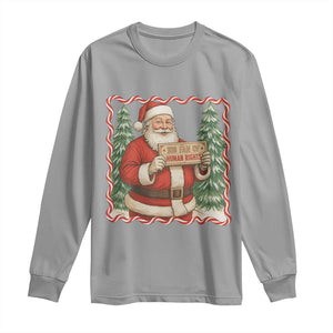 Christmas Gift For Big Fans Of Human Rights And Activism Long Sleeve Shirt TS12 Sport Gray Print Your Wear