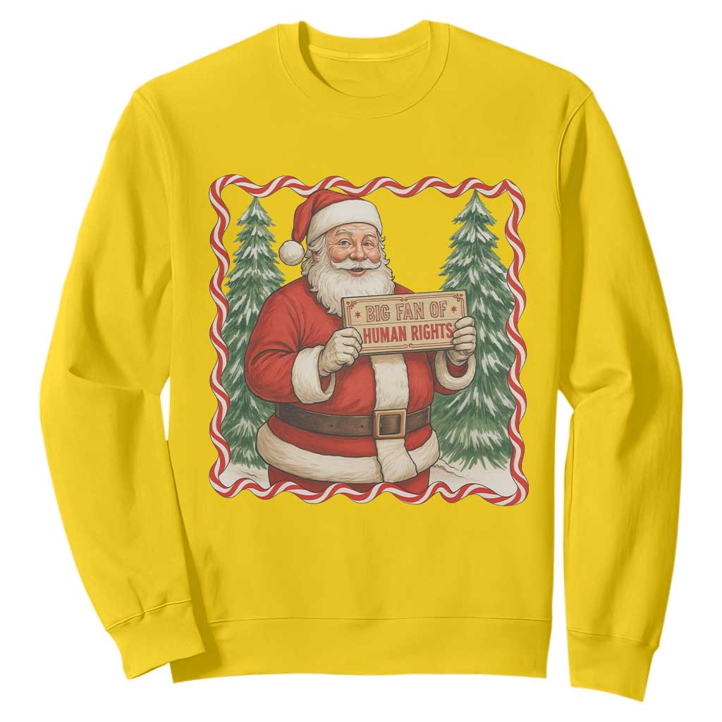Christmas Gift For Big Fans Of Human Rights And Activism Sweatshirt - Print Your Wear
