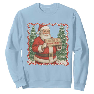 Christmas Gift For Big Fans Of Human Rights And Activism Sweatshirt TS12 Light Blue Print Your Wear