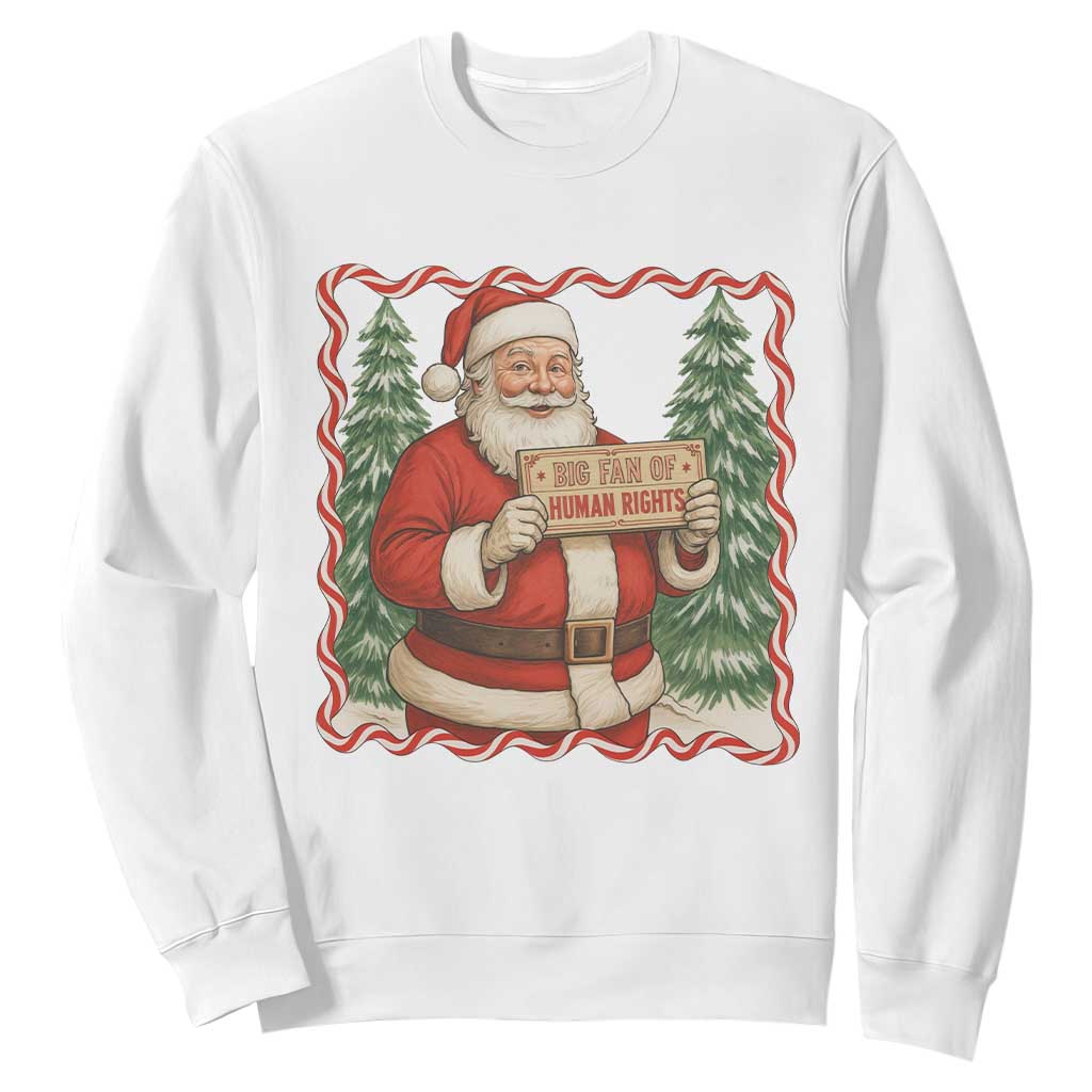 Christmas Gift For Big Fans Of Human Rights And Activism Sweatshirt - Print Your Wear