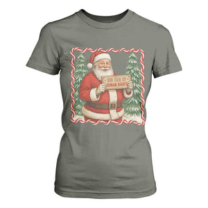 Christmas Gift For Big Fans Of Human Rights And Activism T Shirt For Women TS12 Military Green Print Your Wear