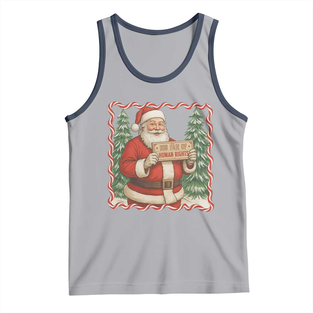 Christmas Gift For Big Fans Of Human Rights And Activism Tank Top TS12 Athletic Heather Navy Print Your Wear