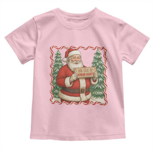 Christmas Gift For Big Fans Of Human Rights And Activism Toddler T Shirt TS12 Light Pink Print Your Wear