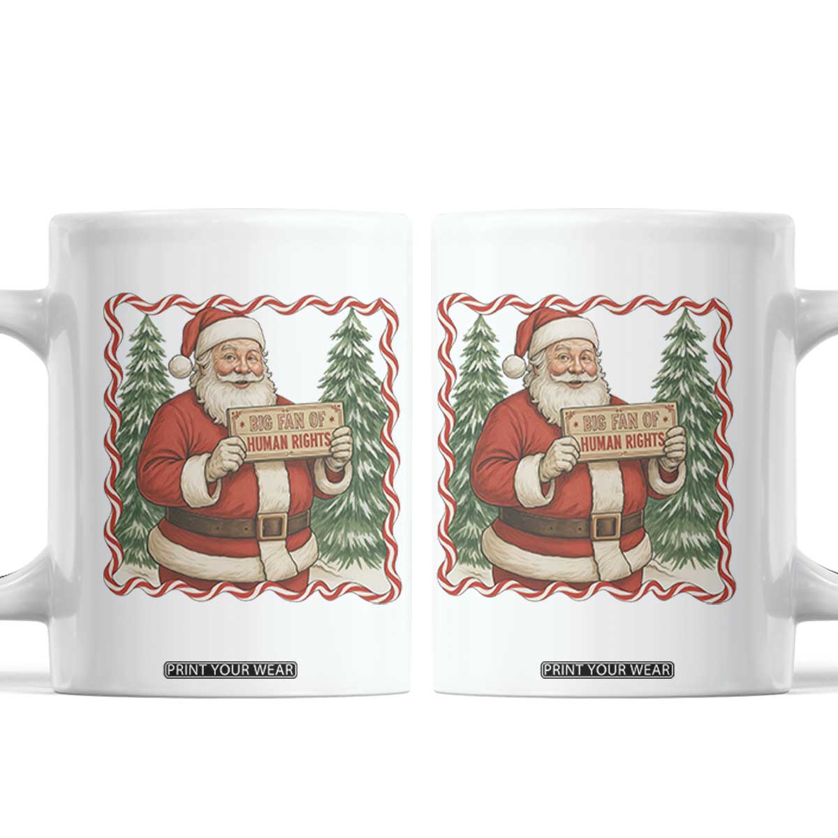 Christmas Gift For Big Fans Of Human Rights And Activism Coffee Mug - Print Your Wear