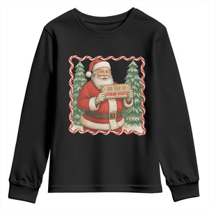Christmas Gift For Big Fans Of Human Rights And Activism Youth Sweatshirt TS12 Black Print Your Wear