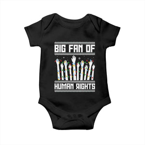 Big Fan Of Human Rights Equality Supporters Baby Onesie Christmas Gift TS12 Black Print Your Wear