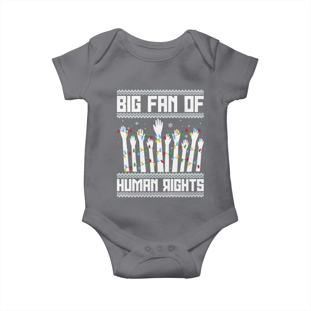Big Fan Of Human Rights Equality Supporters Baby Onesie Christmas Gift TS12 Charcoal Print Your Wear