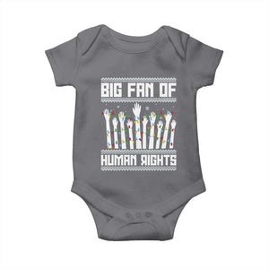 Big Fan Of Human Rights Equality Supporters Baby Onesie Christmas Gift TS12 Charcoal Print Your Wear