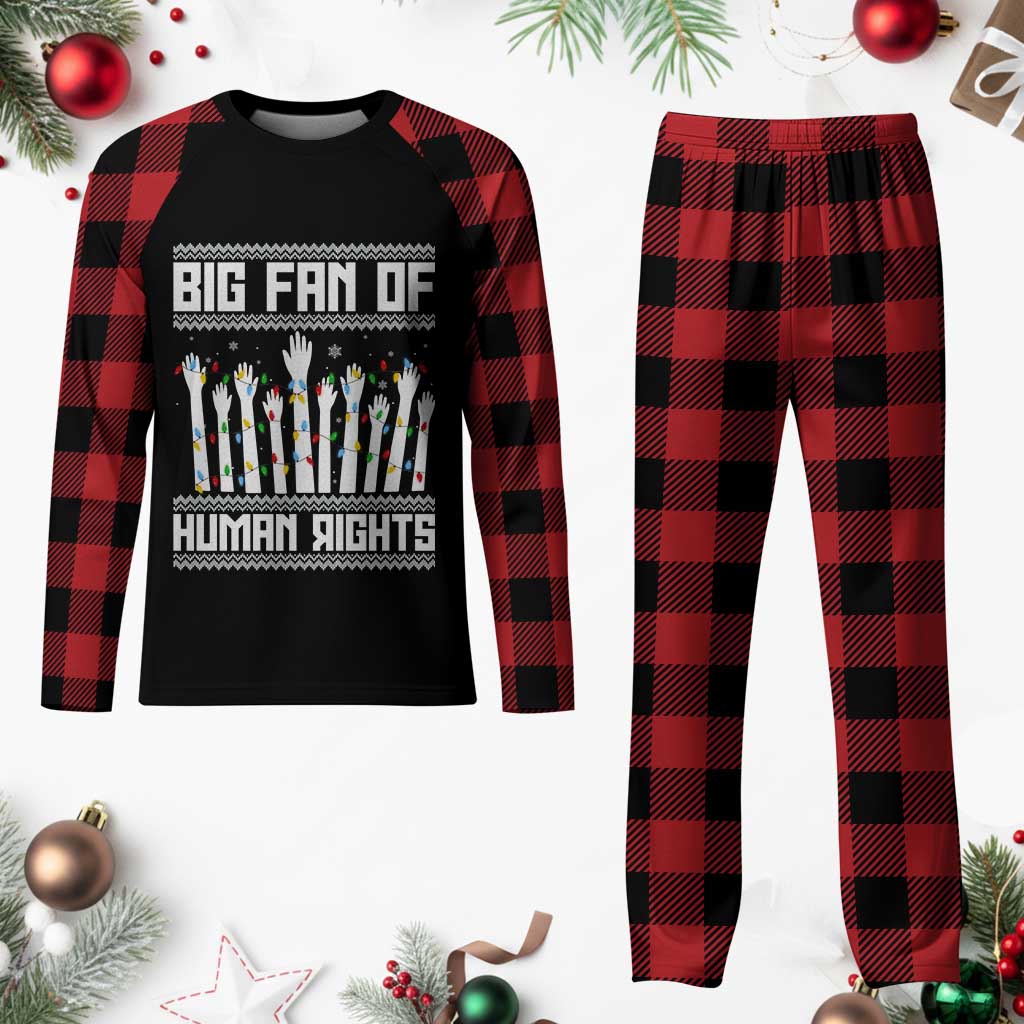 Big Fan Of Human Rights Equality Supporters Plaid Pajama Set Christmas Gift TS12 Buffalo Plaid Print Your Wear