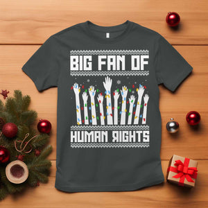 Big Fan Of Human Rights Equality Supporters T Shirt Christmas Gift TS12 Dark Heather Print Your Wear