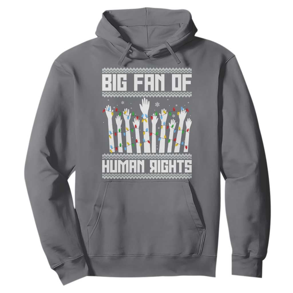 Big Fan Of Human Rights Equality Supporters Hoodie Christmas Gift TS12 Charcoal Print Your Wear