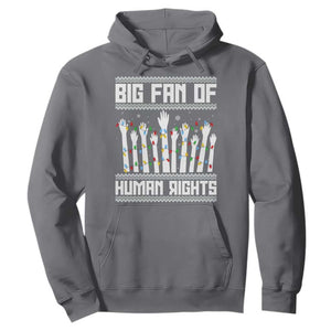 Big Fan Of Human Rights Equality Supporters Hoodie Christmas Gift TS12 Charcoal Print Your Wear