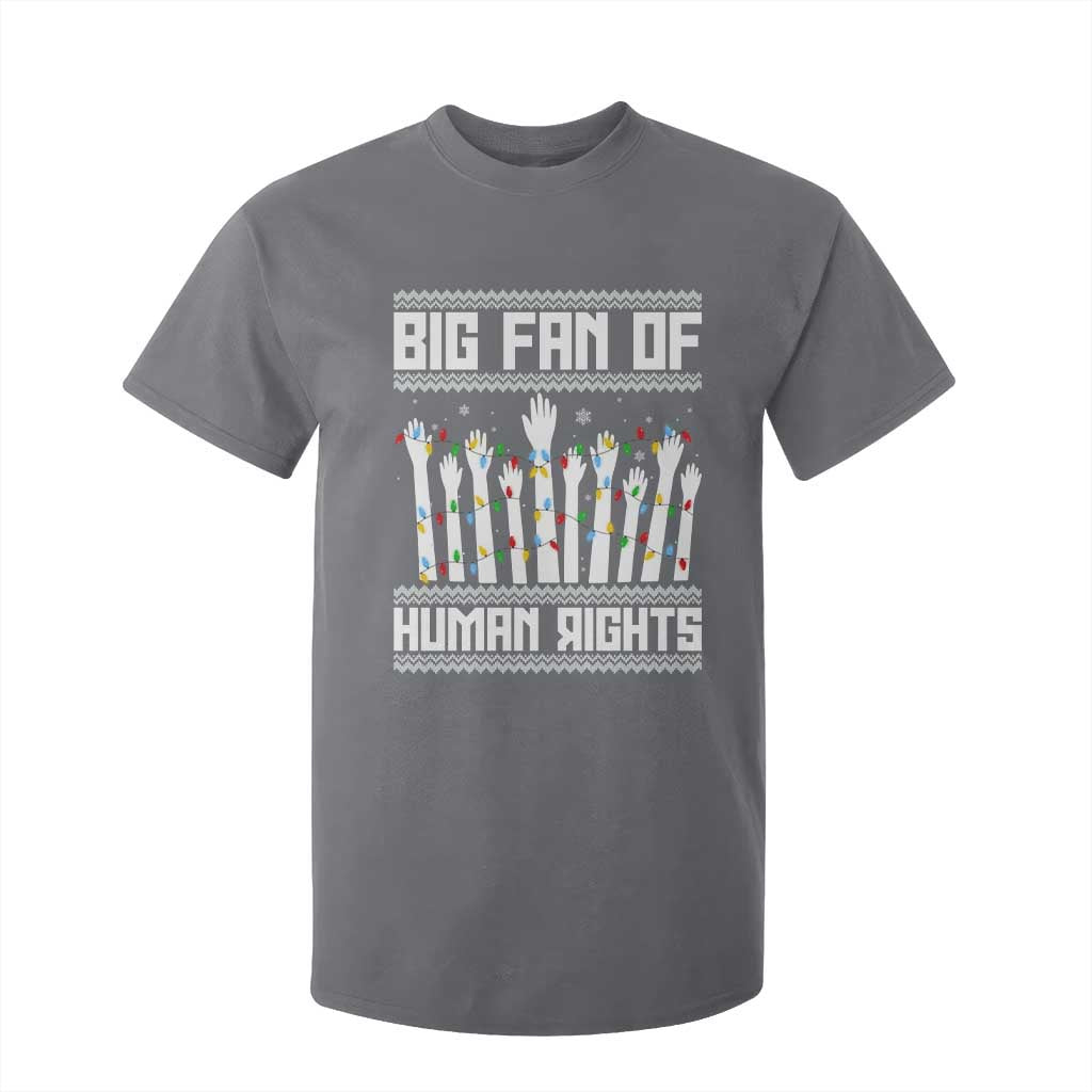Big Fan Of Human Rights Equality Supporters T Shirt For Kid Christmas Gift TS12 Charcoal Print Your Wear