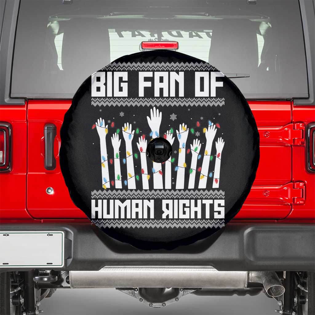 Big Fan Of Human Rights Equality Supporters Spare Tire Cover Christmas Gift TS12 Black Print Your Wear