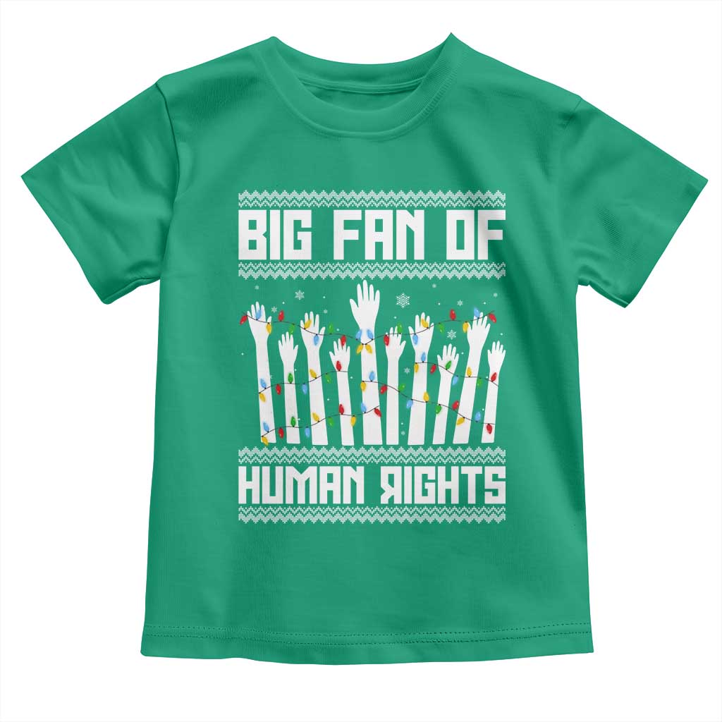 Big Fan Of Human Rights Equality Supporters Toddler T Shirt Christmas Gift TS12 Irish Green Print Your Wear