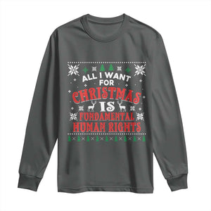 Christmas Gift For Fundamental Human Rights Supporters Long Sleeve Shirt - Print Your Wear