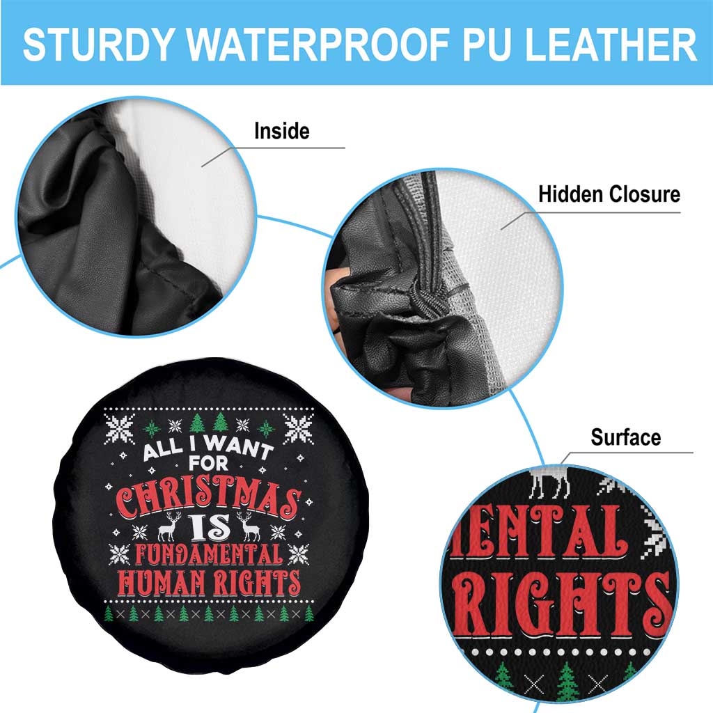 Christmas Gift For Fundamental Human Rights Supporters Spare Tire Cover TS12 Print Your Wear