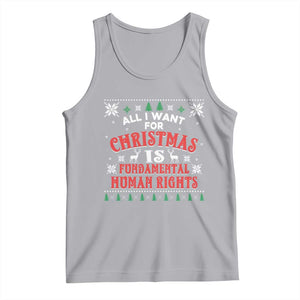 Christmas Gift For Fundamental Human Rights Supporters Tank Top TS12 Athletic Heather Print Your Wear