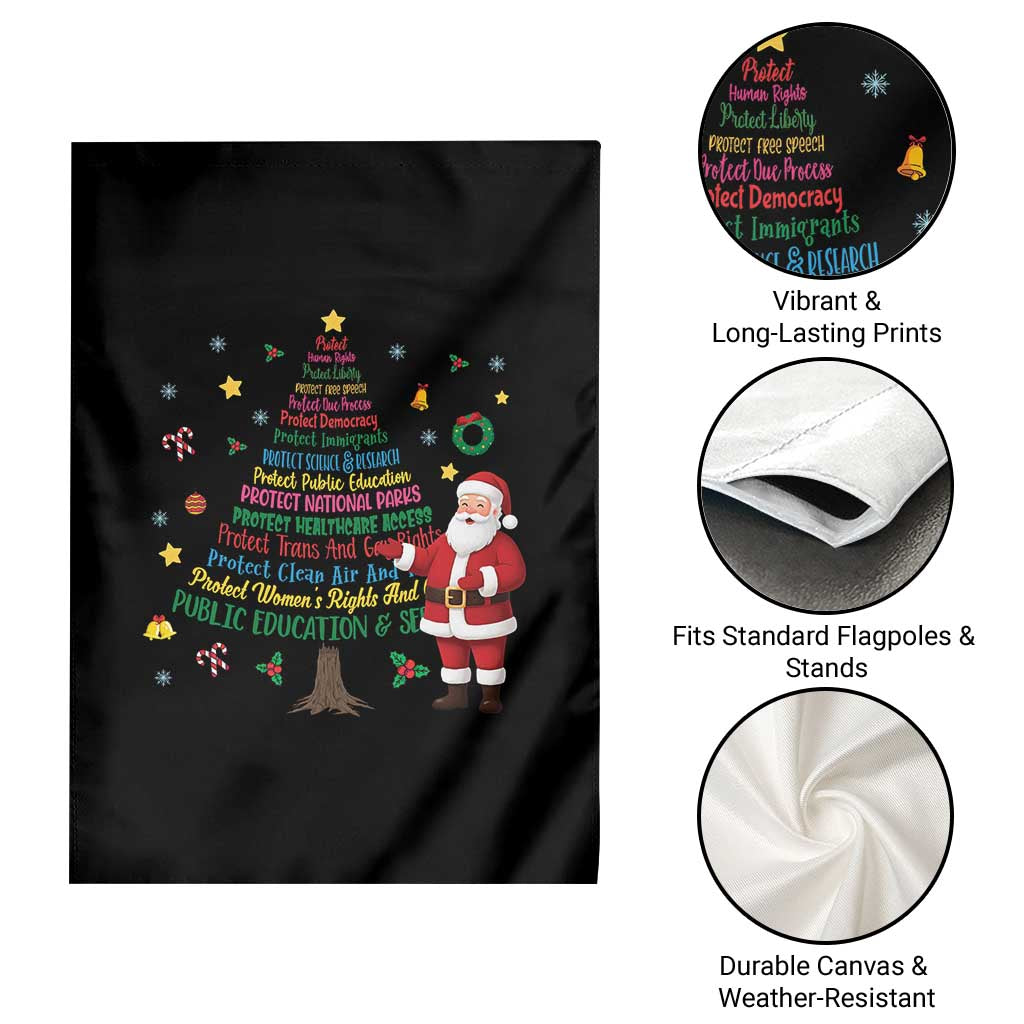 Pro Democracy Activist Christmas Tree Garden Flag Human Rights Xmas Gift TS12 Print Your Wear