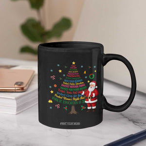 Pro Democracy Activist Christmas Tree Coffee Mug Human Rights Xmas Gift TS12 Print Your Wear