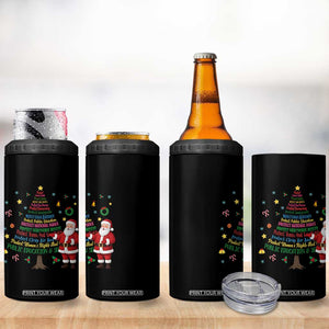 Pro Democracy Activist Christmas Tree 4 in 1 Can Cooler Tumbler Human Rights Xmas Gift TS12 Print Your Wear