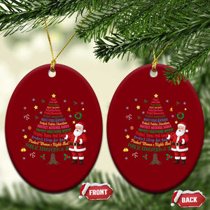 Pro Democracy Activist Christmas Tree Ceramic Ornament Human Rights Xmas Gift TS12 Print Your Wear
