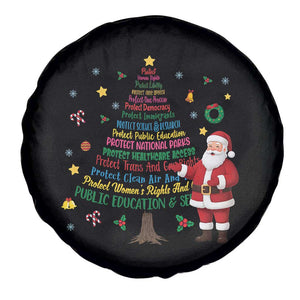 Pro Democracy Activist Christmas Tree Spare Tire Cover Human Rights Xmas Gift TS12 Print Your Wear