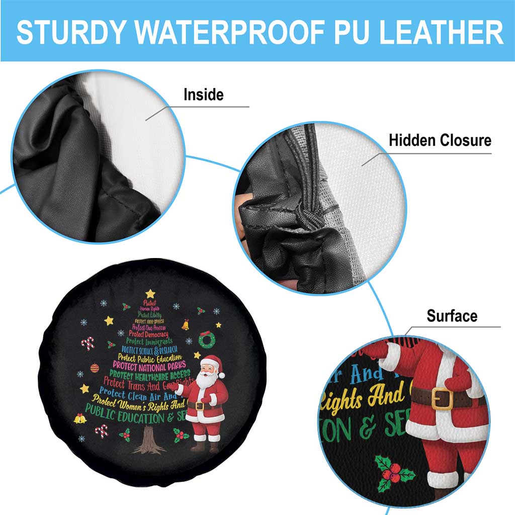 Pro Democracy Activist Christmas Tree Spare Tire Cover Human Rights Xmas Gift TS12 Print Your Wear