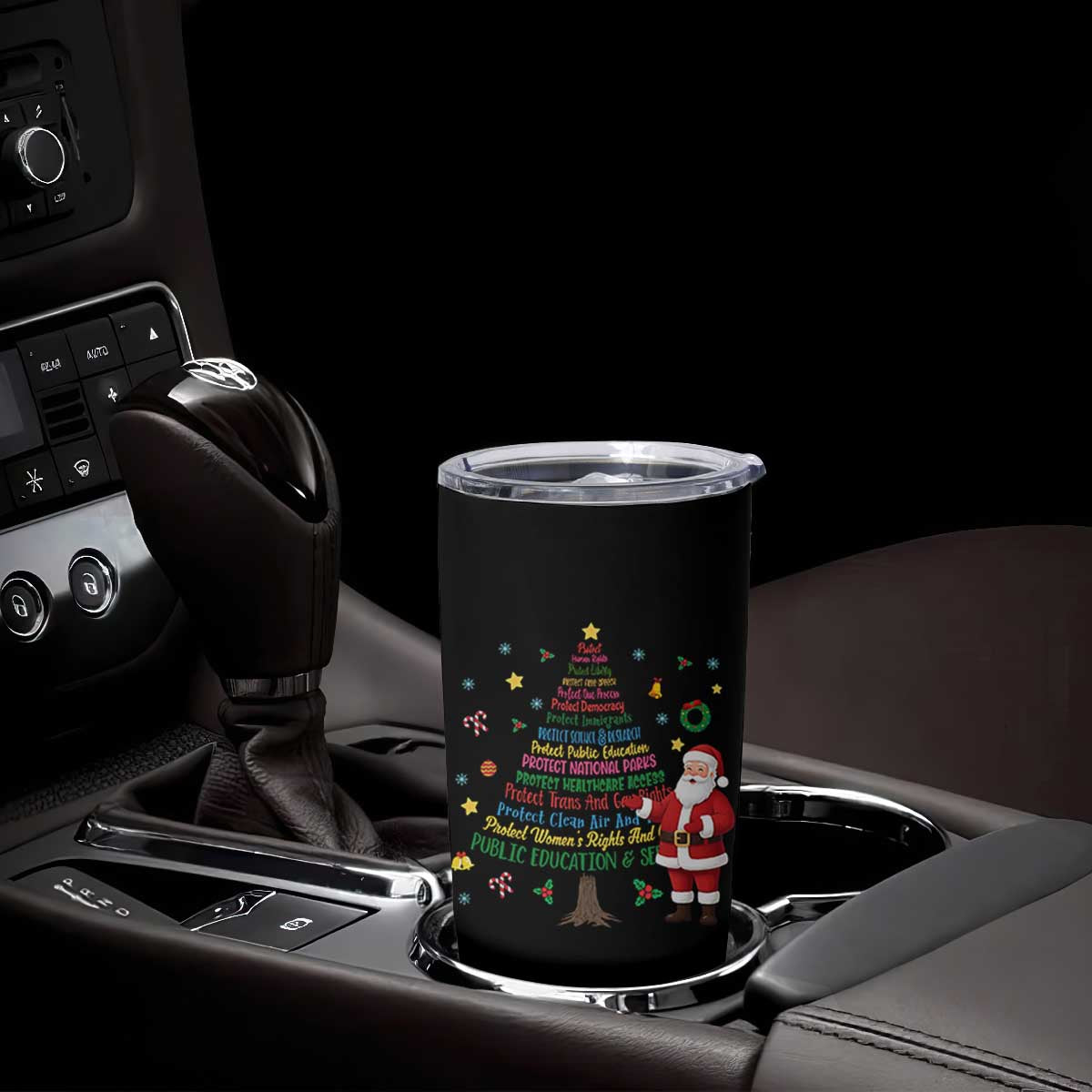 Pro Democracy Activist Christmas Tree Tumbler Cup Human Rights Xmas Gift TS12 Print Your Wear
