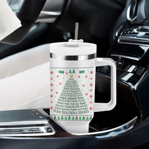 Ugly Activist Christmas Tree Tumbler With Handle Human Rights Xmas Gift TS12 Print Your Wear
