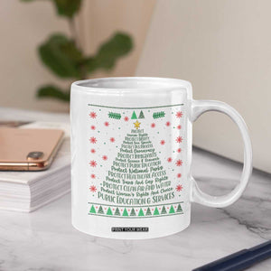 Ugly Activist Christmas Tree Coffee Mug Human Rights Xmas Gift TS12 Print Your Wear