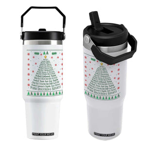 Ugly Activist Christmas Tree Flip Straw Tumbler Human Rights Xmas Gift TS12 One Size: 30 oz White Print Your Wear