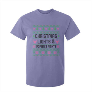 Christmas Lights And Womens Rights T Shirt For Kid Equality Feminist Gift TS12 Violet Print Your Wear