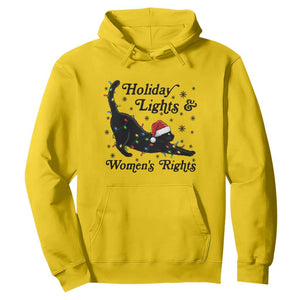 Sexy Cat Holiday Lights Womens Rights Supporter Hoodie Christmas Feminist Gift TS12 Daisy Print Your Wear