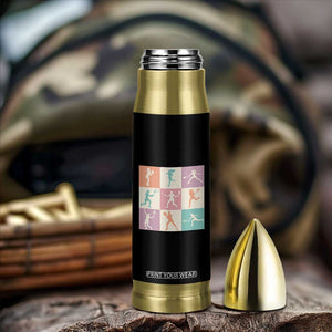 Tennis Lover Colorful Pastel Grid Sports Fan Gift Bullet Tumbler TS12 Print Your Wear